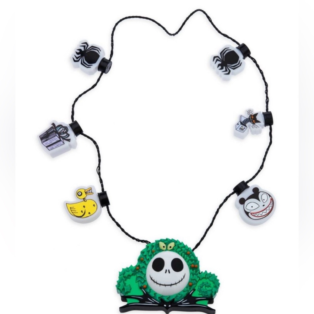 1. Disney Parks Nightmare Before Christmas Light Up Necklace - Halloween